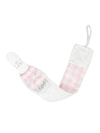 Paty Gingham Pacifier Clip