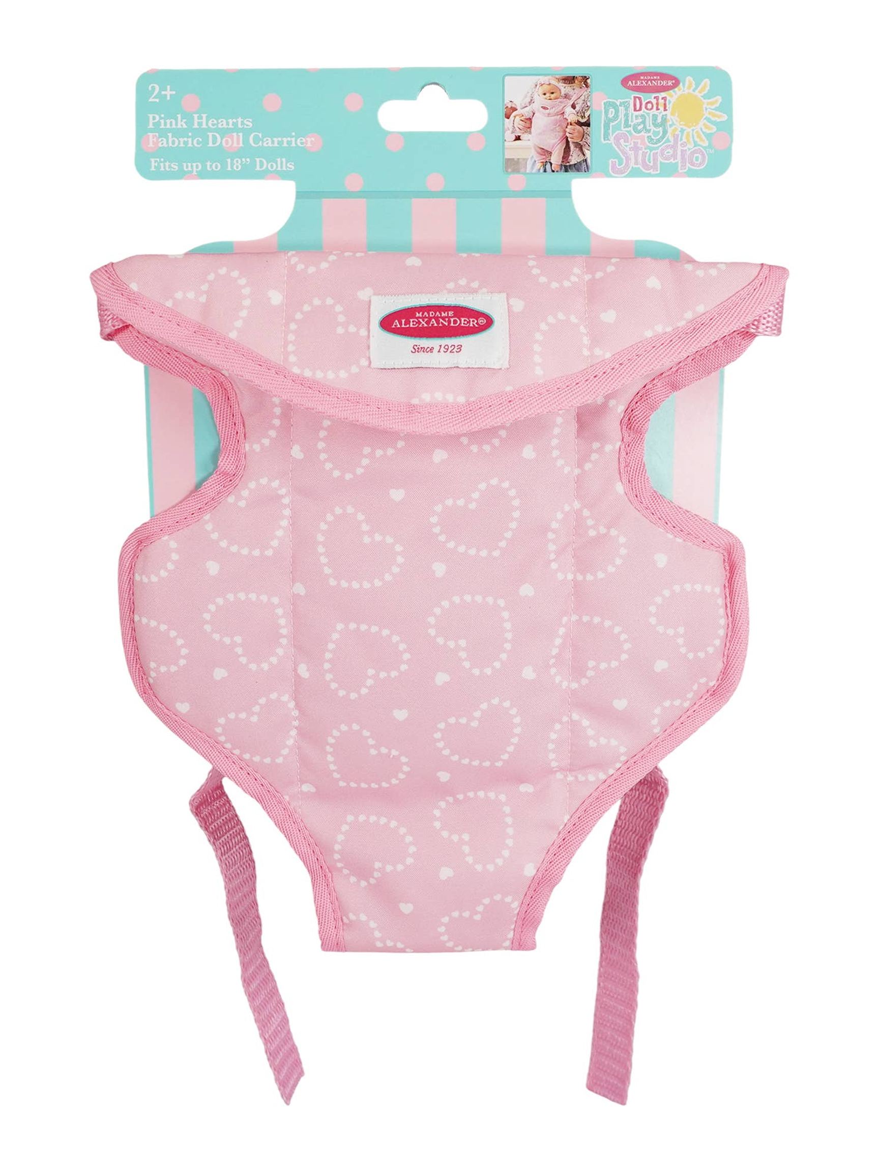 Pink Hearts Fabric Carrier