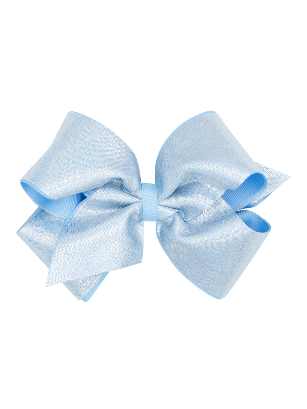 Mirror Dot and Grosgrain Overlay Hair Bow