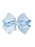 Mirror Dot and Grosgrain Overlay Hair Bow