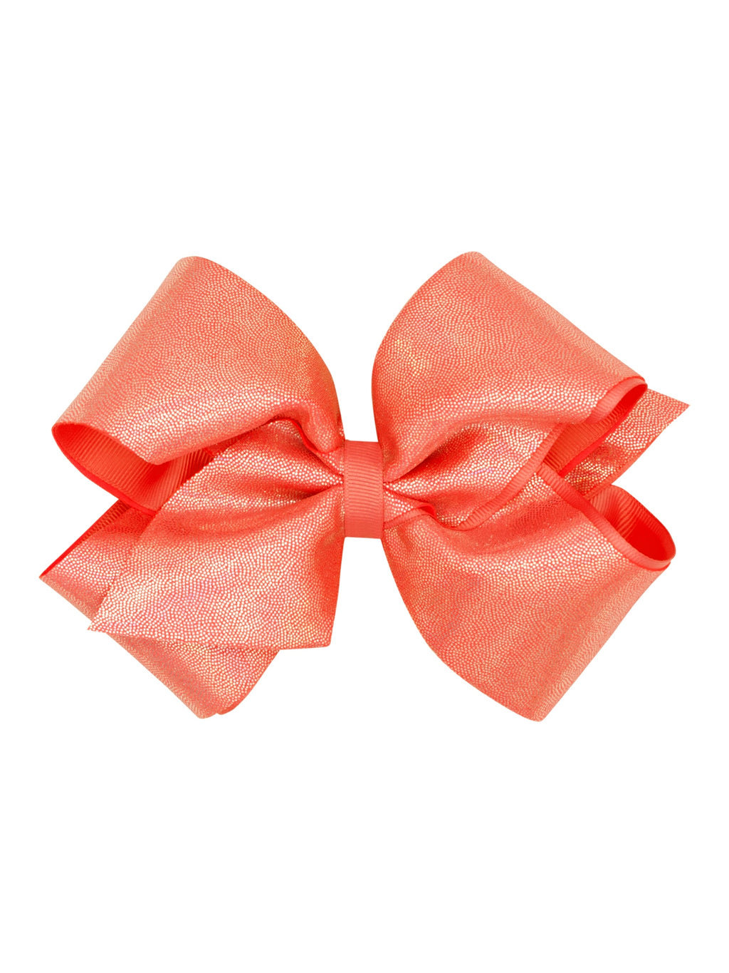 Mirror Dot and Grosgrain Overlay Hair Bow