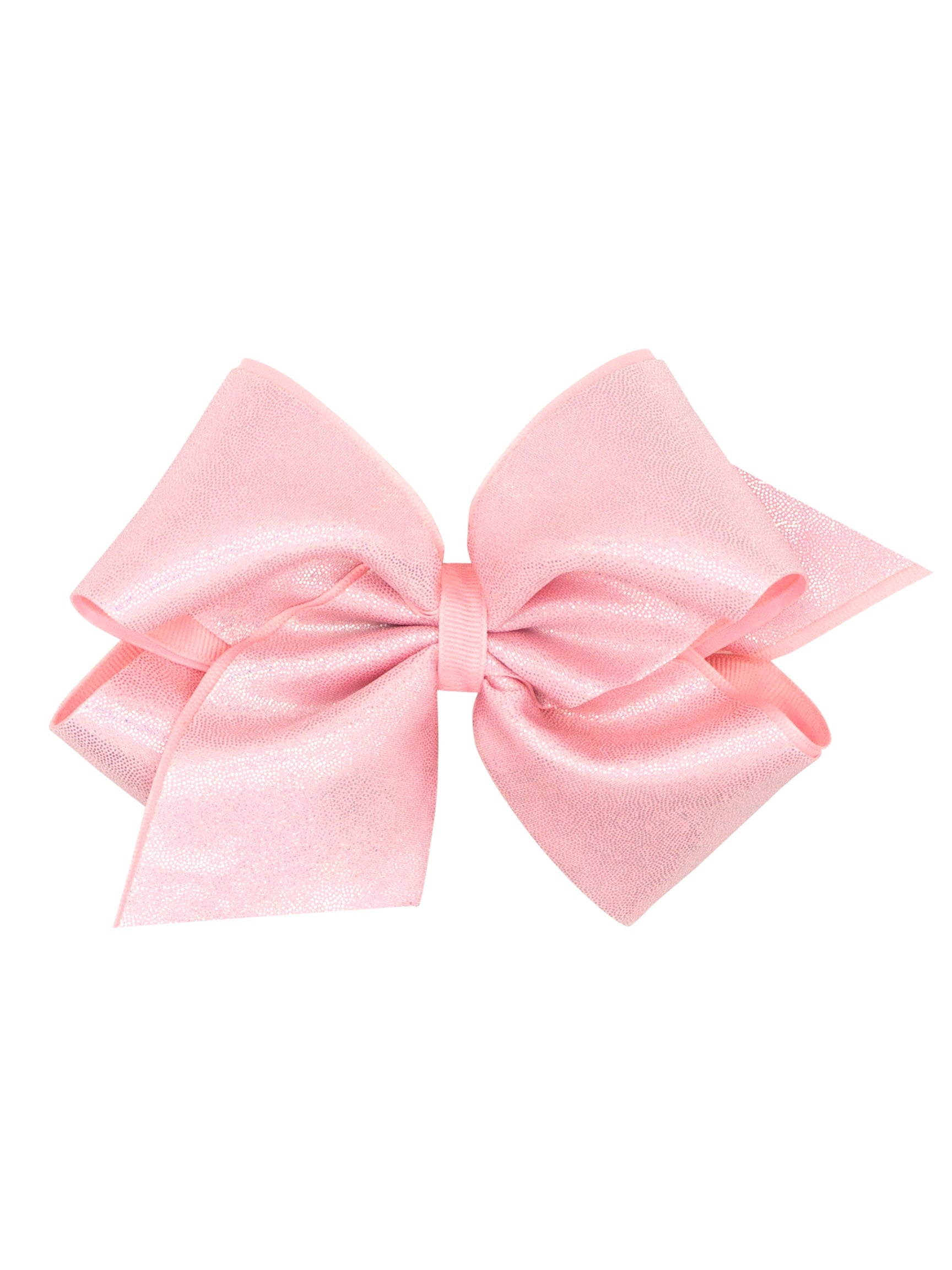 Mirror Dot and Grosgrain Overlay Hair Bow