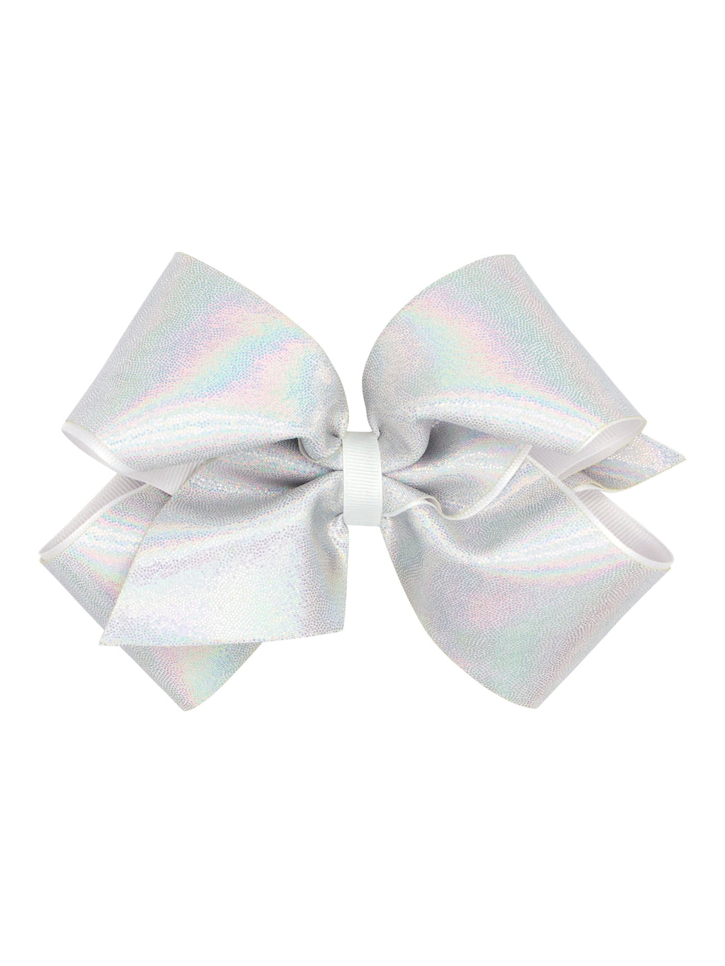 Mirror Dot and Grosgrain Overlay Hair Bow