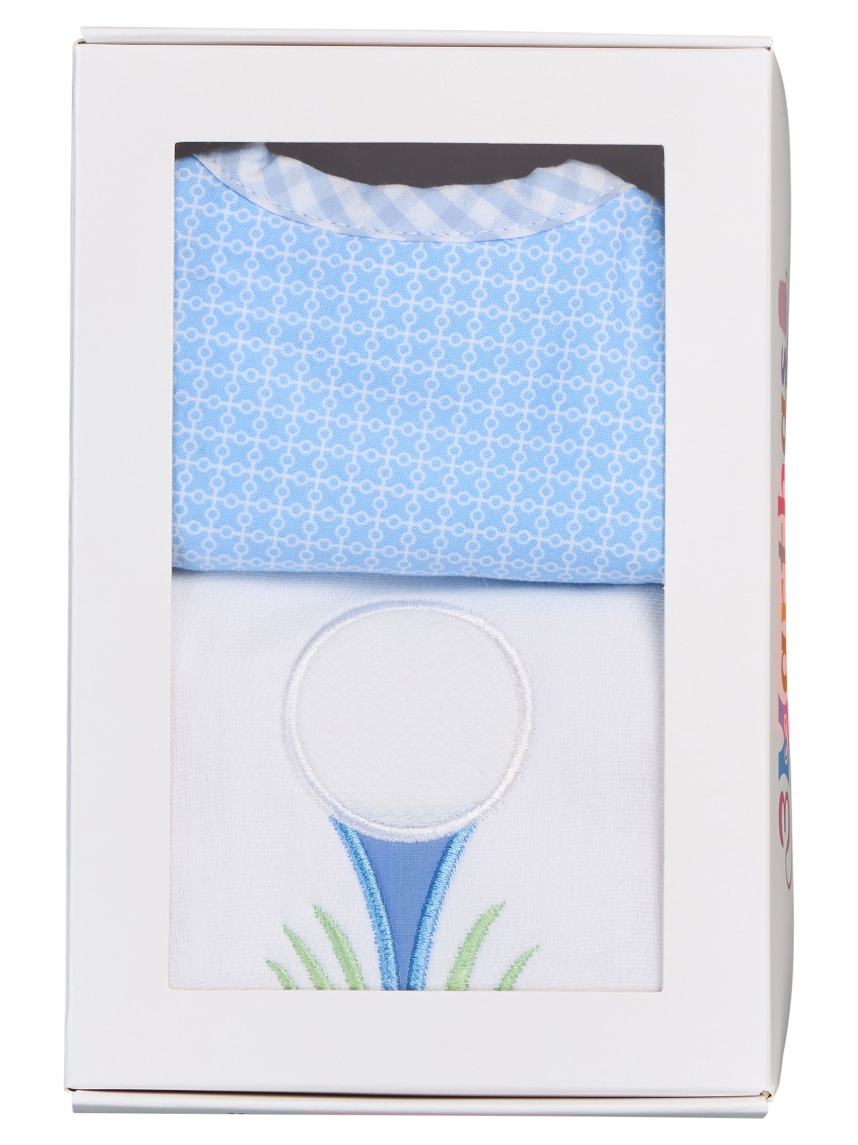 Basic Bib & Burp Boxed Set - Posh Tots Children's Boutique