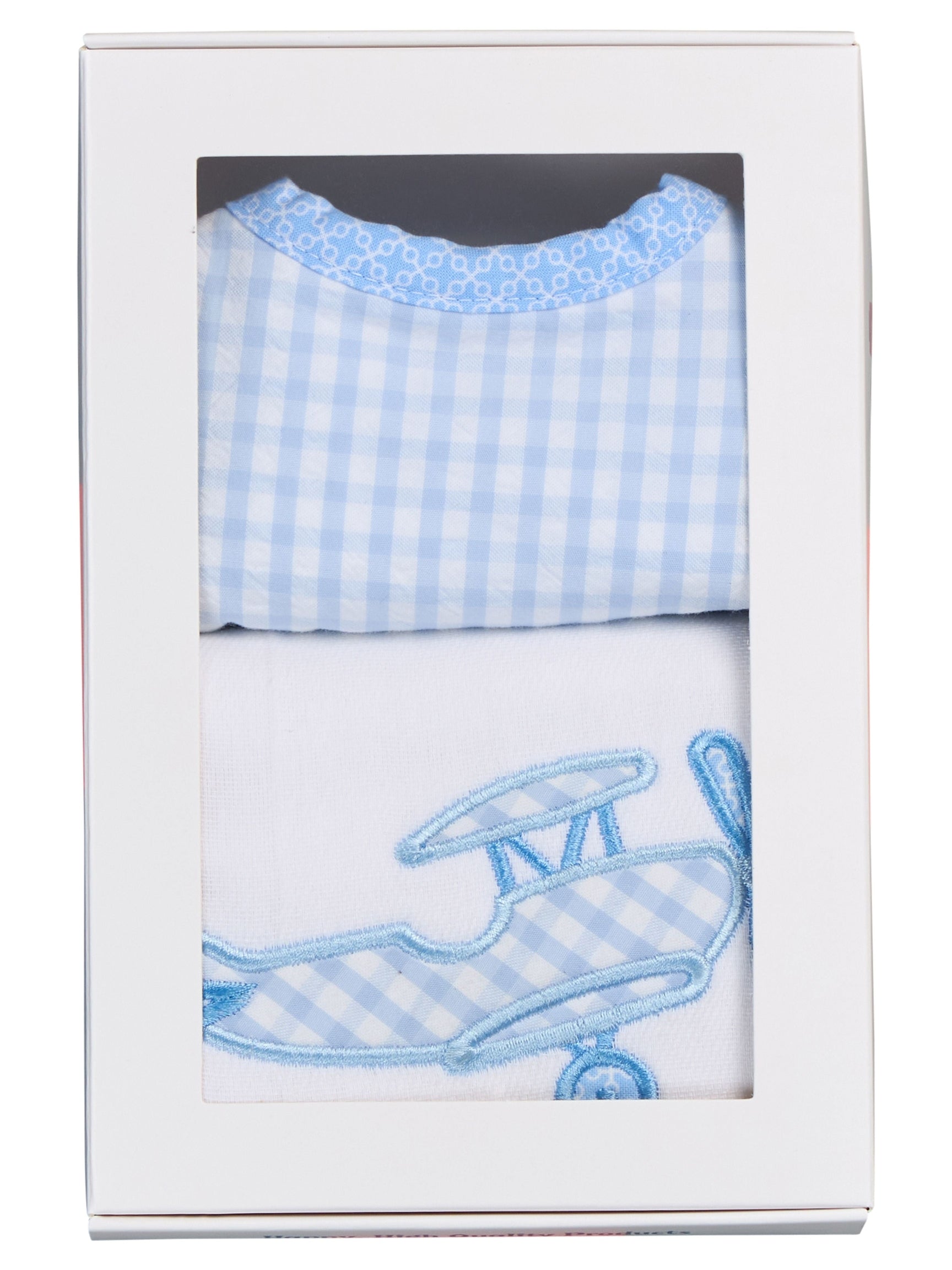 Basic Bib & Burp Boxed Set - Posh Tots Children's Boutique