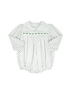 Mistletoe Green Swiss Dot Bubble