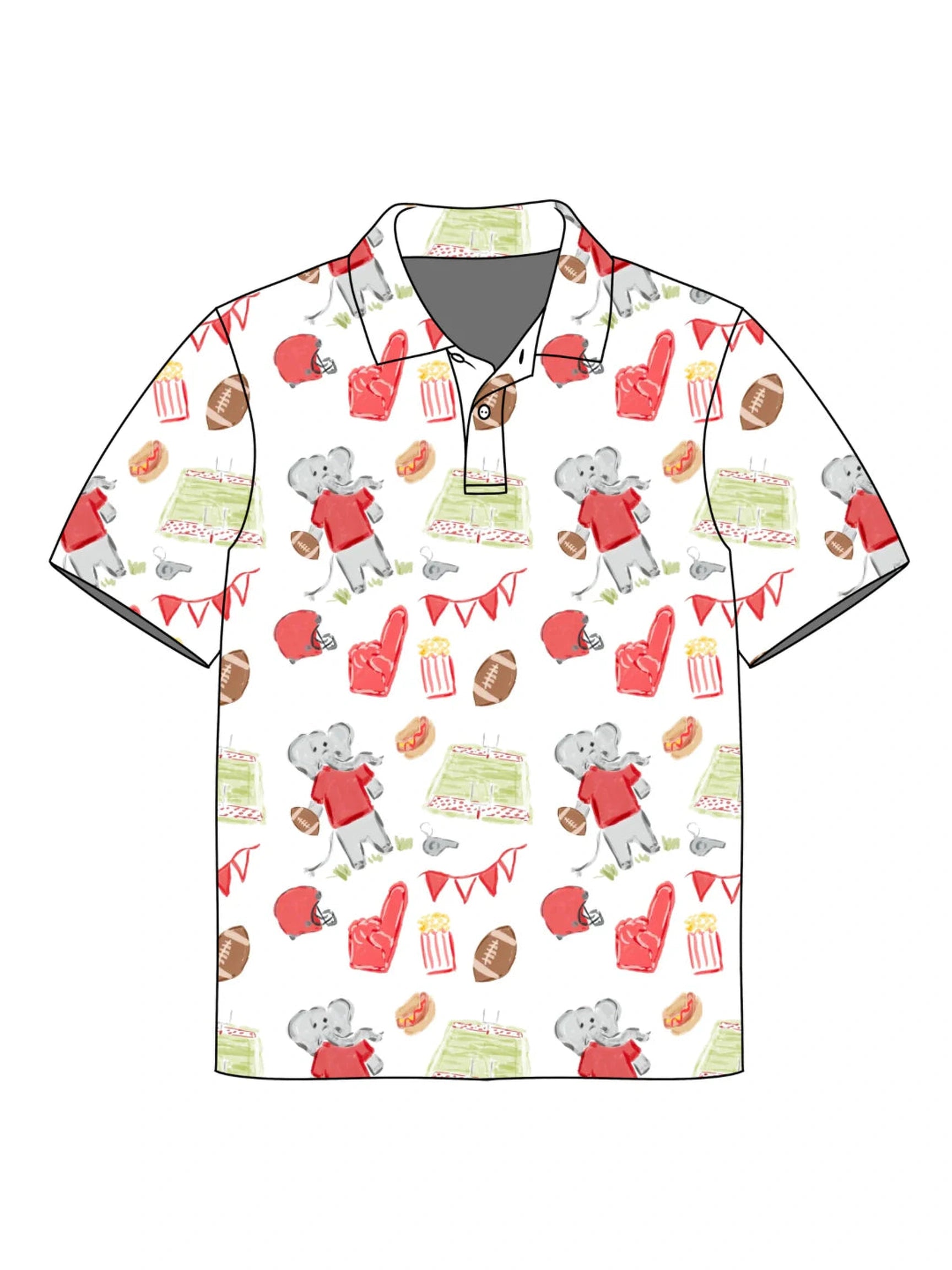 PRE-ORDER Jackson Polo- Game Day Elephant