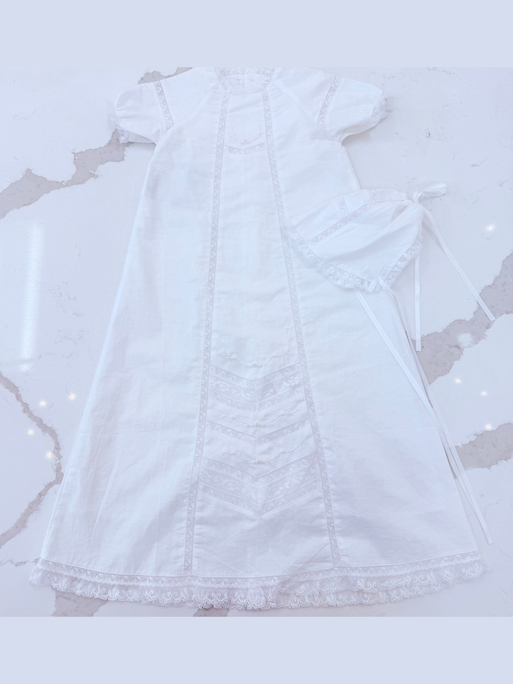 Finn Daygown Tiny Flower Embroidery