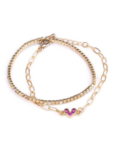 Boutique Chic Linked with Love Bracelet