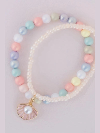 Boutique Pastel Shell Bracelet