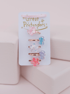 Boutique Shimmer Flower Rings