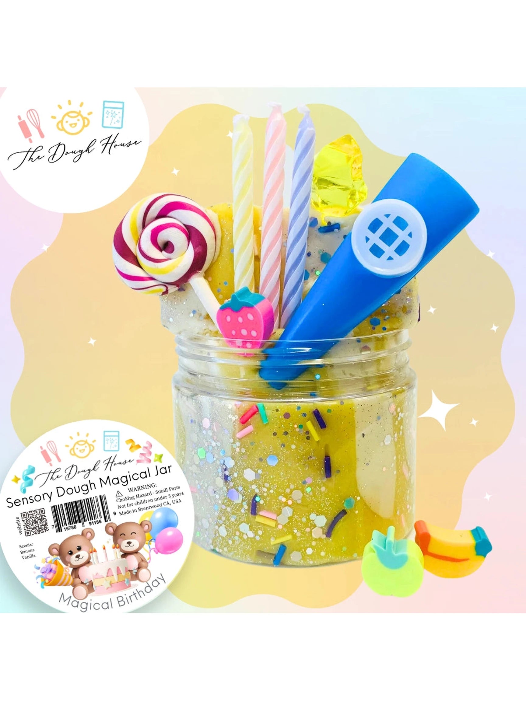 Fun Size Birthday Dough Jar