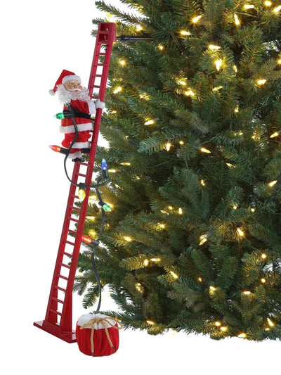 42" Super Climbing Santa Decor