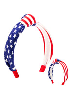 Patriotic Printed Knot Padded Headband