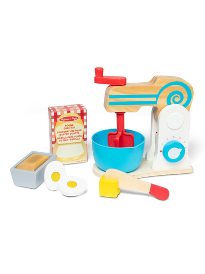 Wooden Make-a-Cake Mixer Set