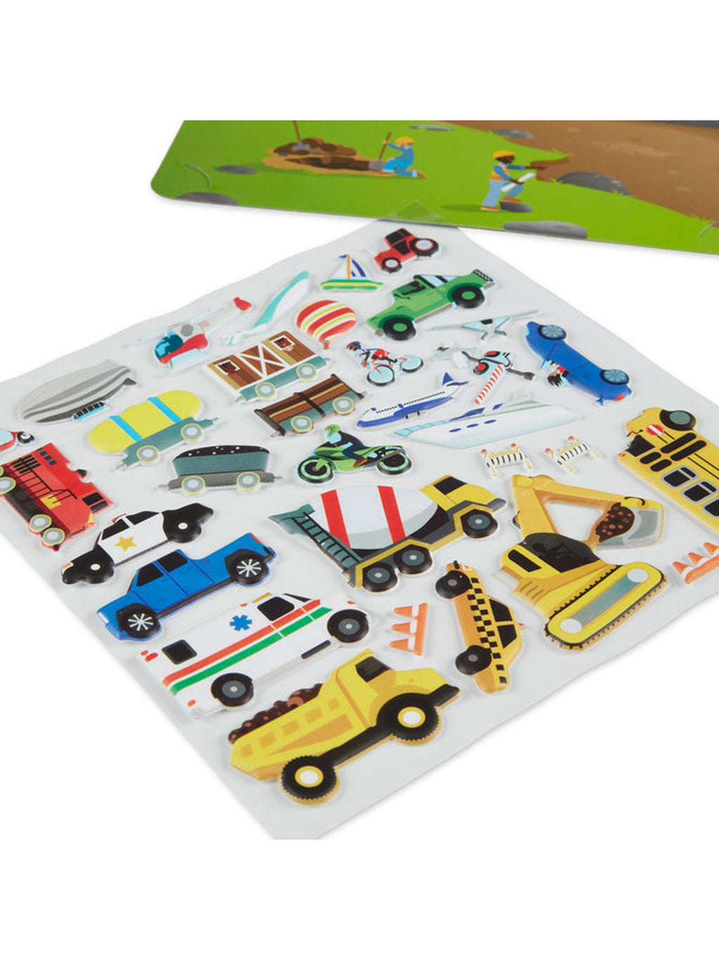 Puffy Sticker Play Set - Vehicles