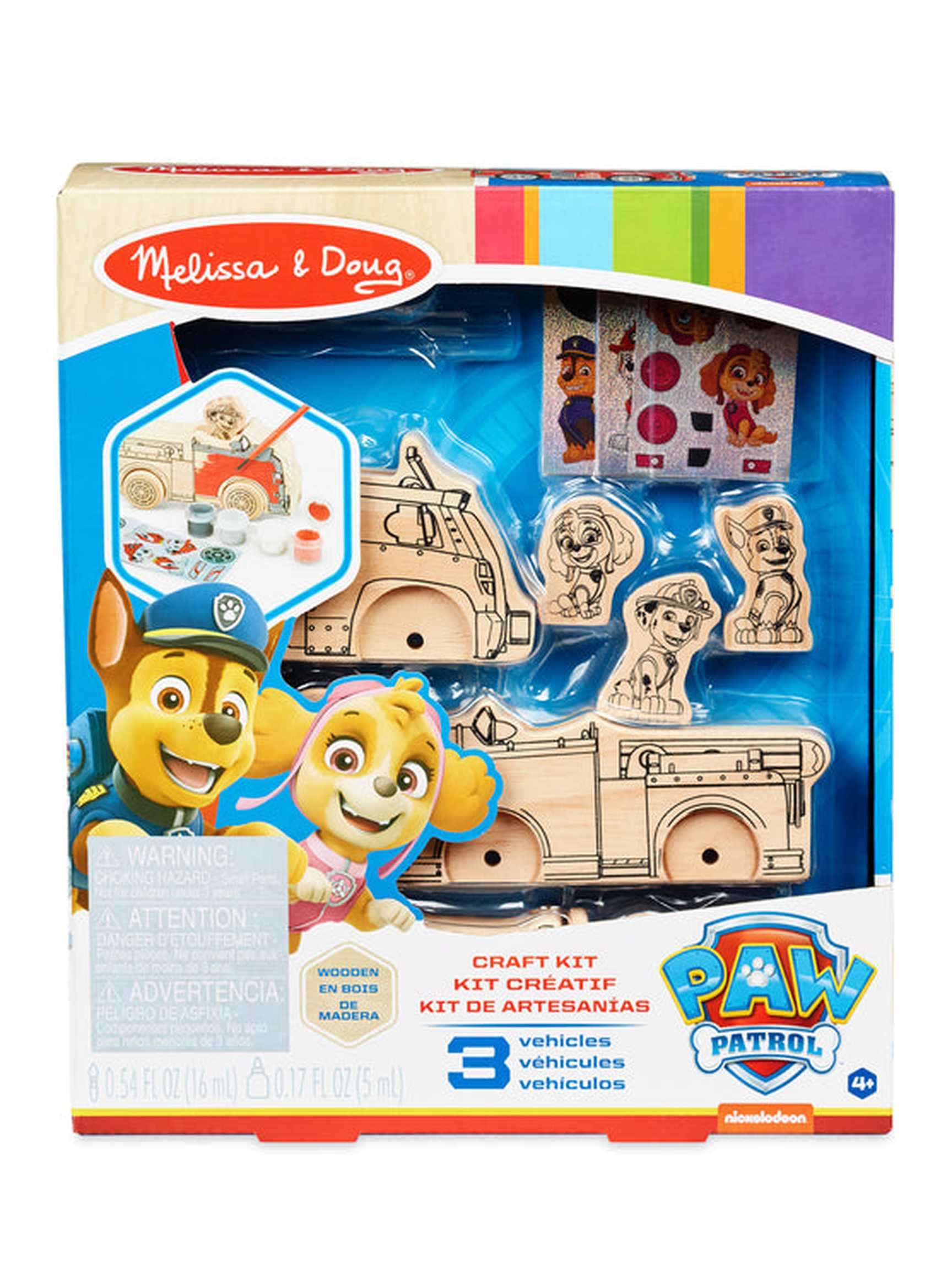 PAW Patrol Wooden Craft Kit - Vehicles