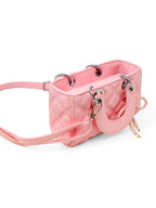 Quilted Rectangle Bow Charm Handbag - Posh Tots Children's Boutique