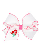 Moonstitch Embroidered Grosgrain Bow - Asst'd Designs