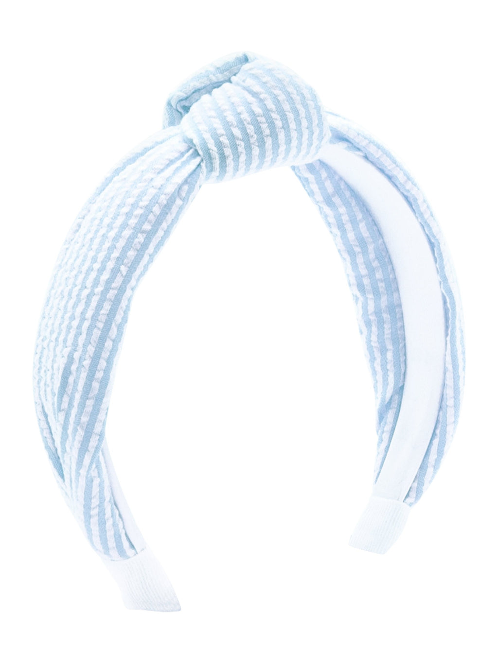 Seersucker Padded Knot Headband