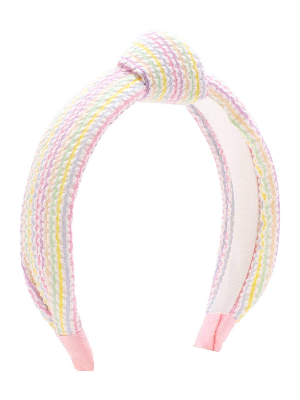 Seersucker Padded Knot Headband
