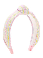 Seersucker Padded Knot Headband