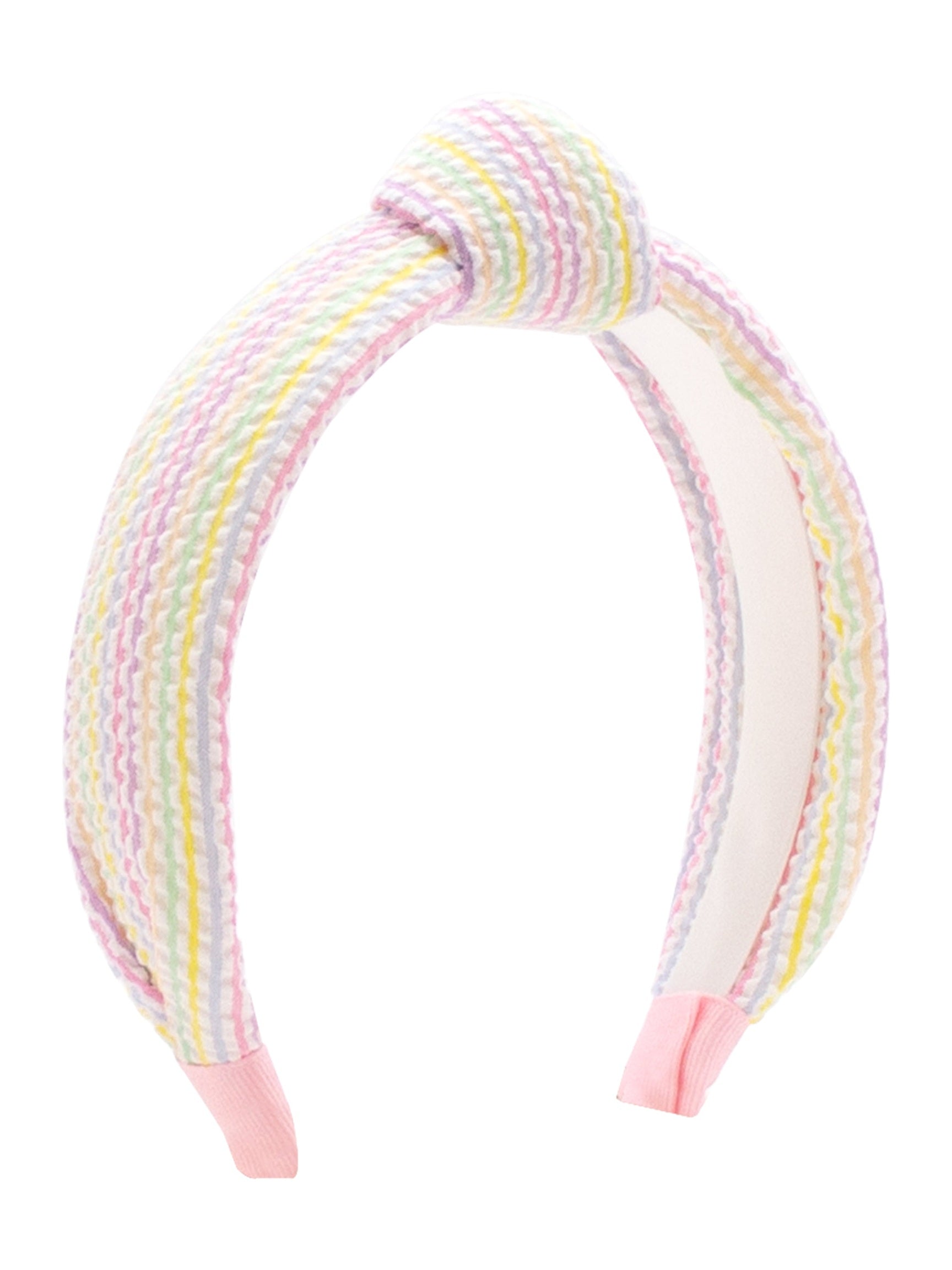 Seersucker Padded Knot Headband