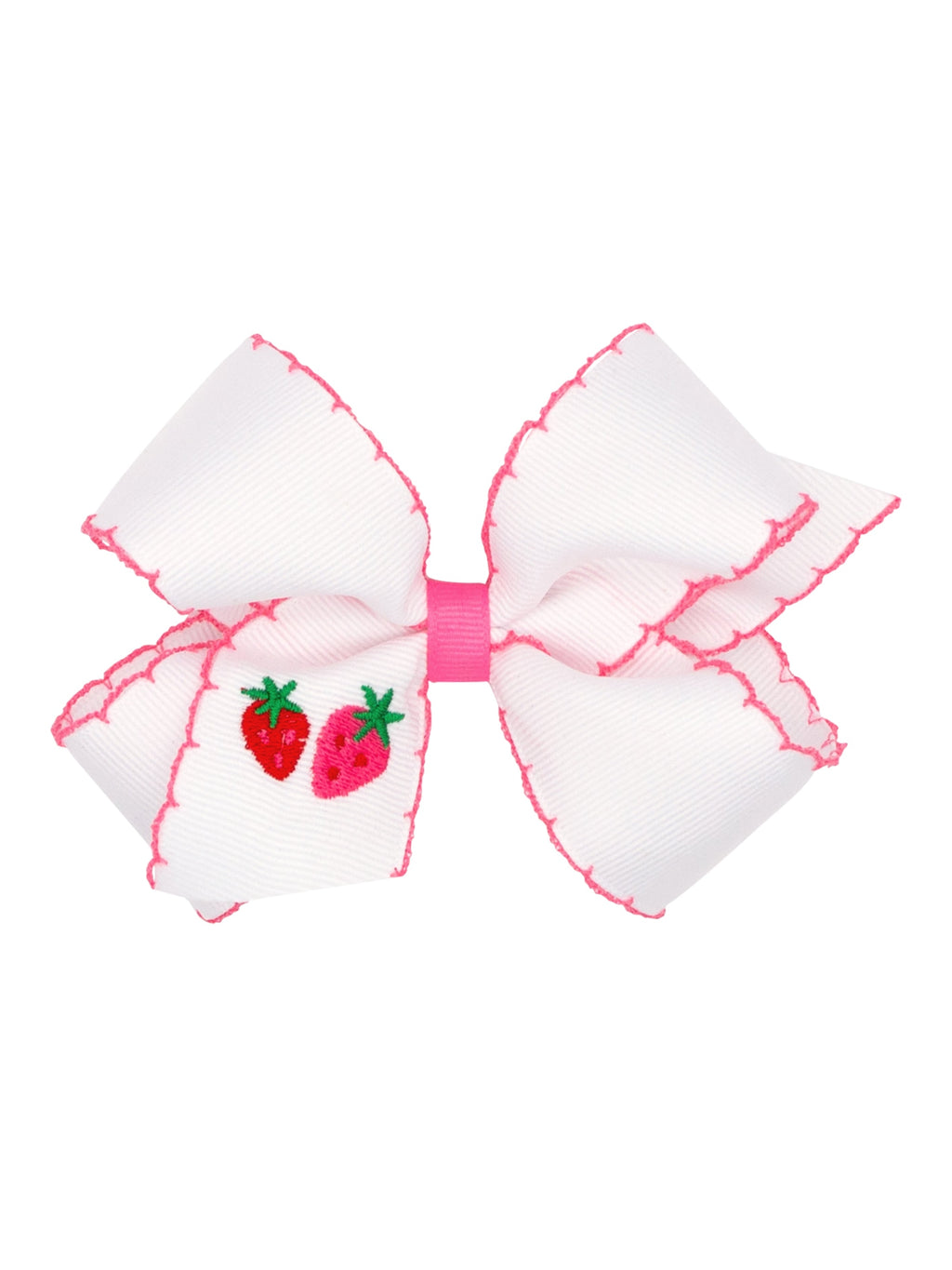 Embroidered Springtime Moonstitch Bows
