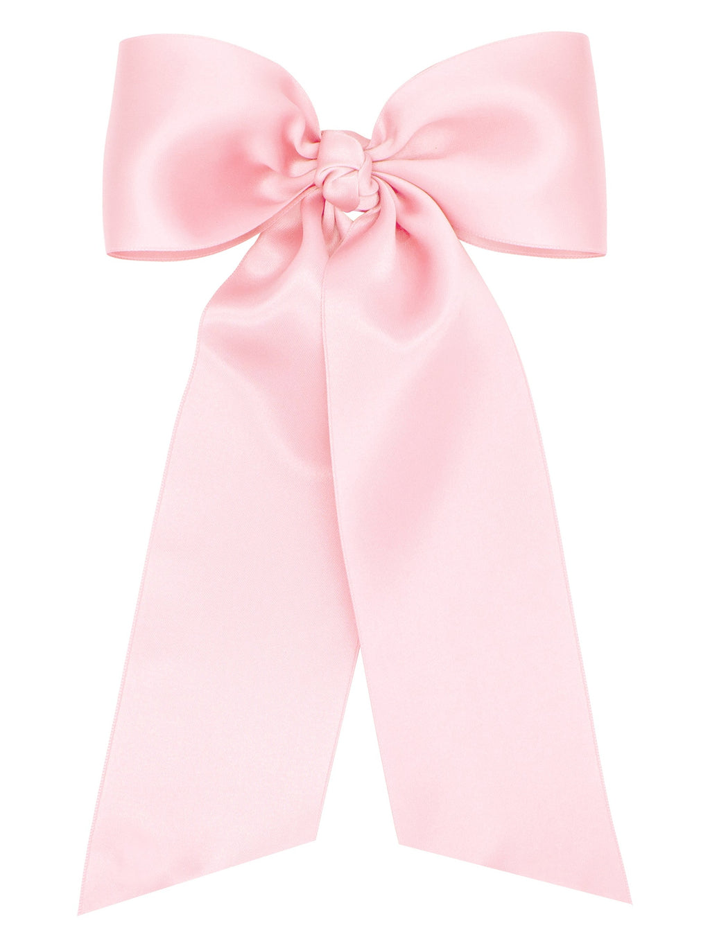 King Satin Bowtie with Knot Streamer Tails