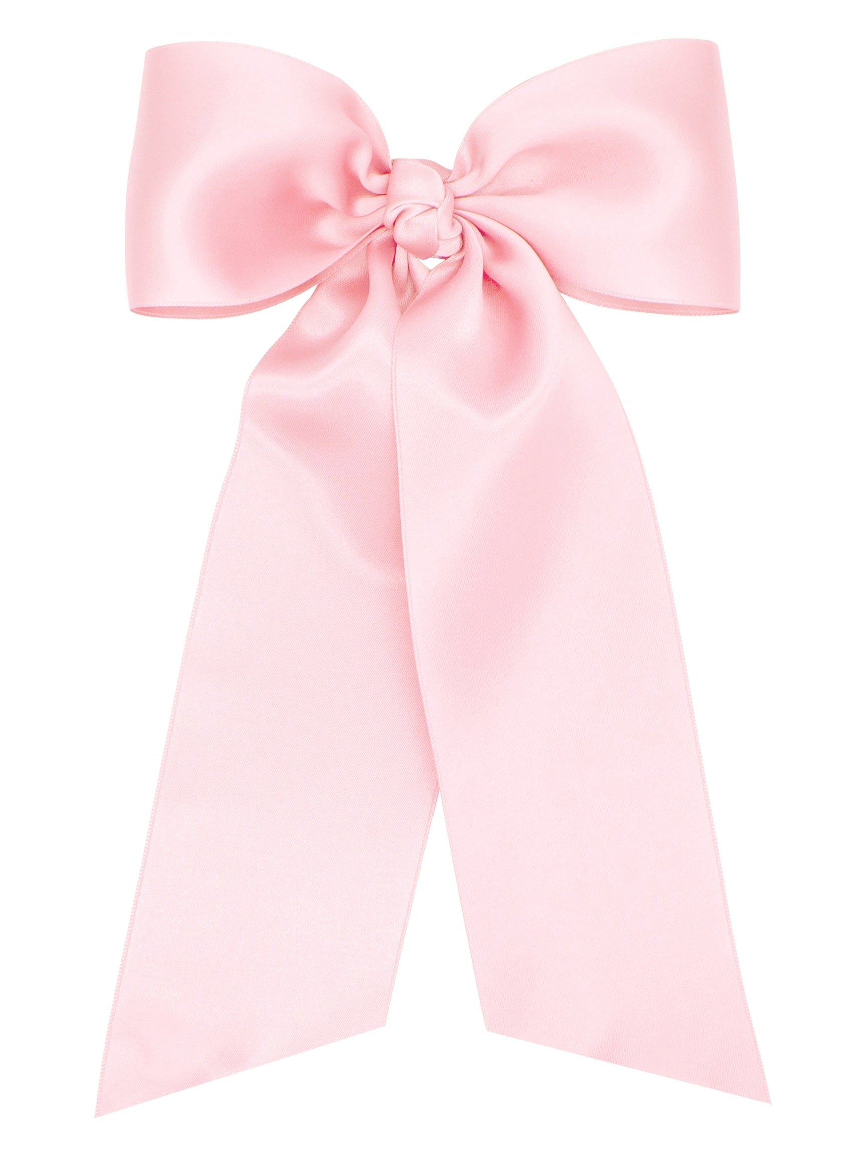 King Satin Bowtie with Knot Streamer Tails