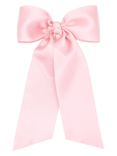 King Satin Bowtie with Knot Streamer Tails