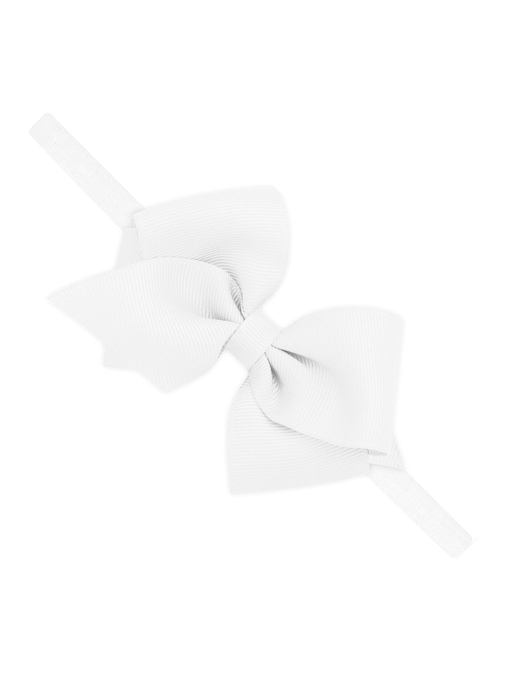 X-Small Grosgrain Bow on Matching Band - Posh Tots Children's Boutique