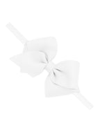 X-Small Grosgrain Bow on Matching Band - Posh Tots Children's Boutique