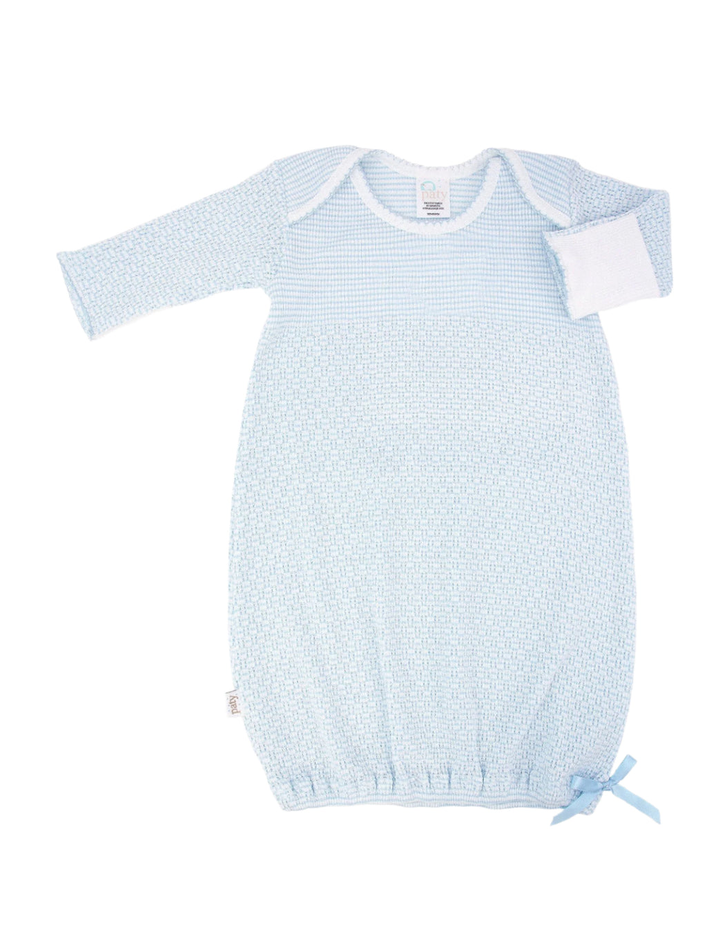 Solid Color Pima LS Lap Shoulder Gown