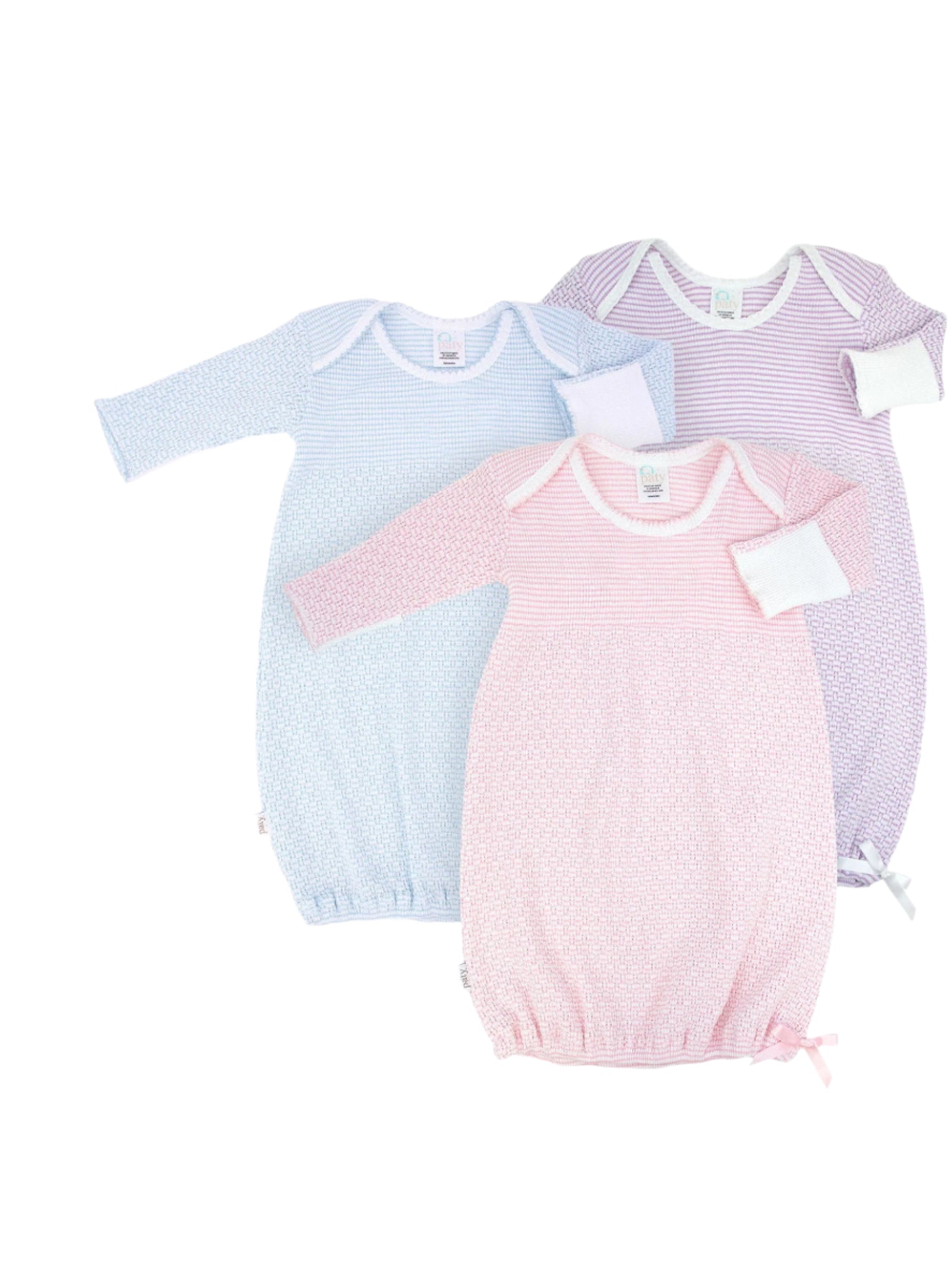 Solid Color Pima LS Lap Shoulder Gown