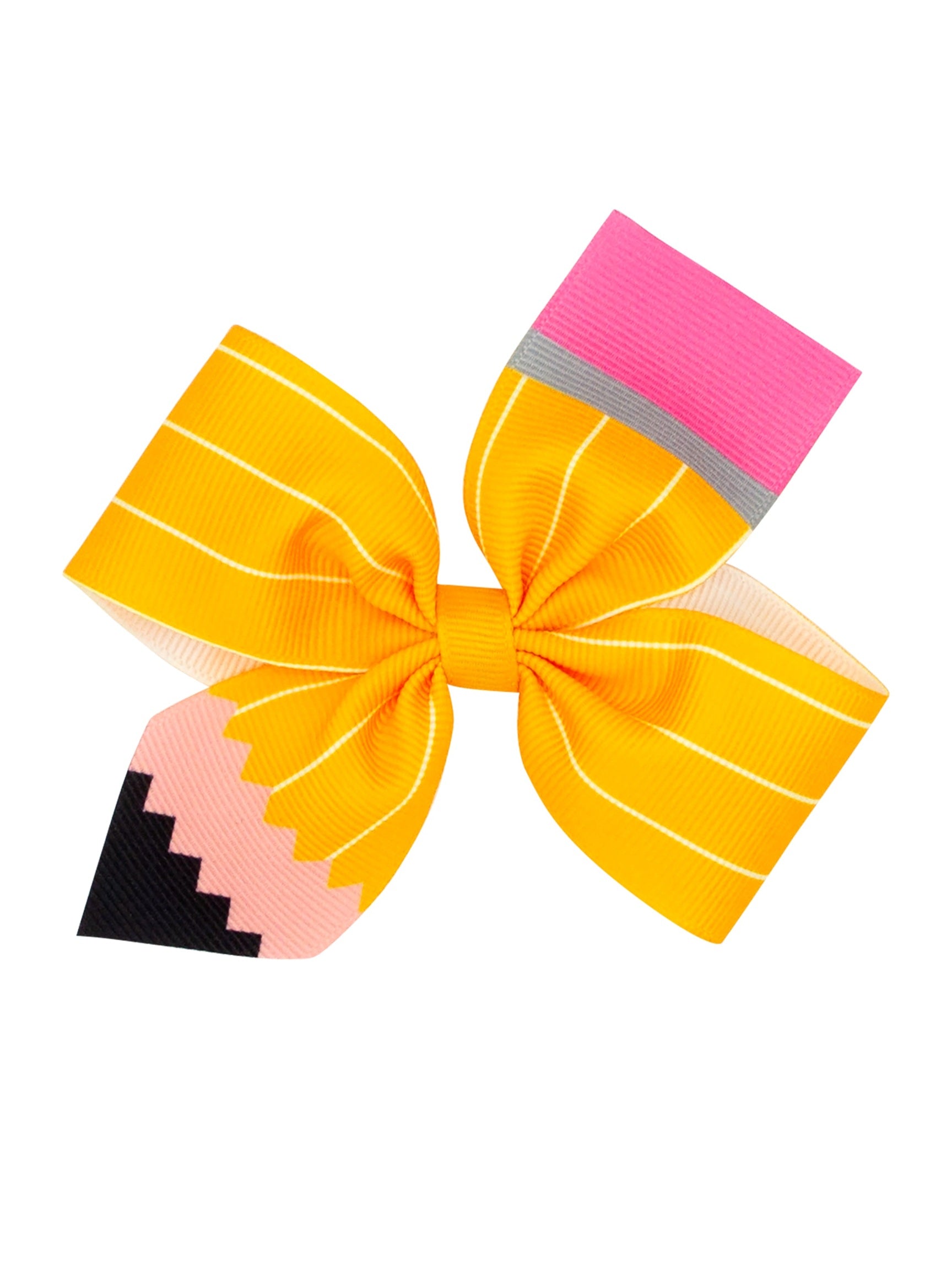 School-themed Grosgrain Hair Bow