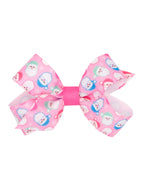 Christmas Print Hair Bow