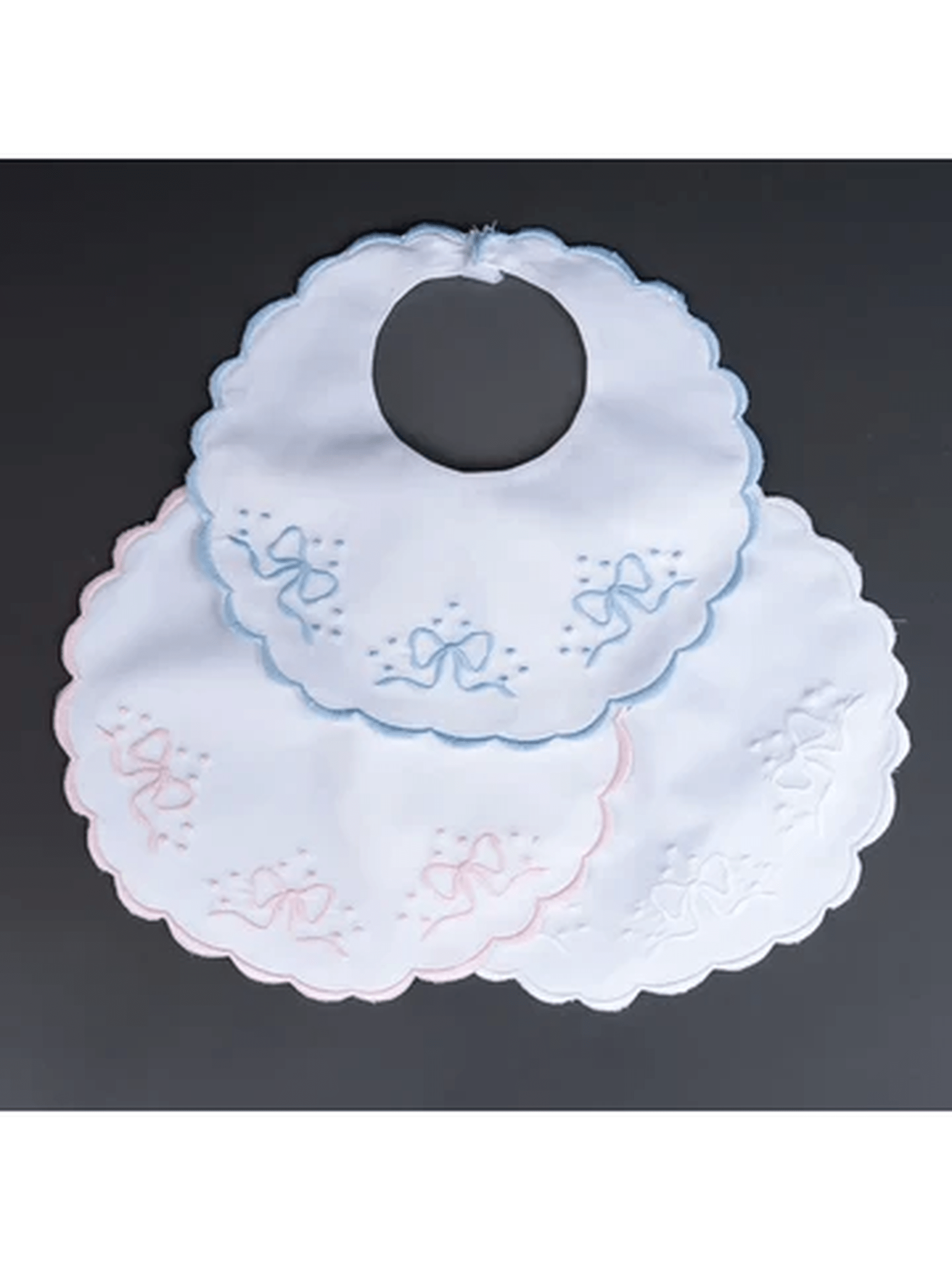Bows and Dots Bib