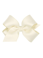 Crepe Satin with Grosgrain Underlay Hair Bow