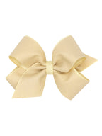Shimmer Fabric with Grosgrain Underlay Hair Bow