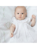 Floral Heart Receiving Blanket - Posh Tots Children's Boutique
