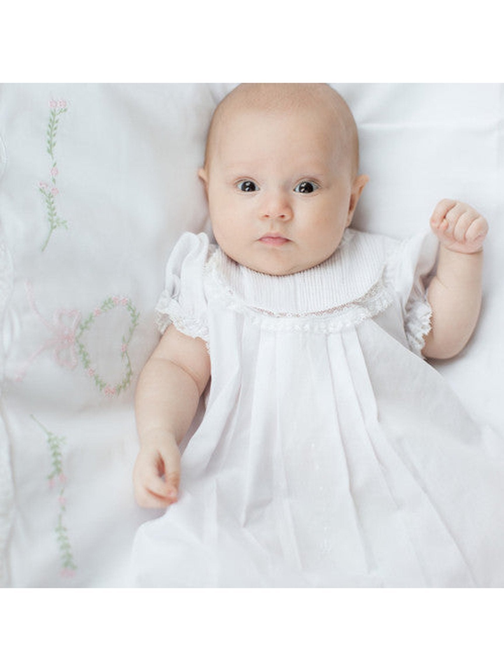 Floral Heart Receiving Blanket - Posh Tots Children's Boutique