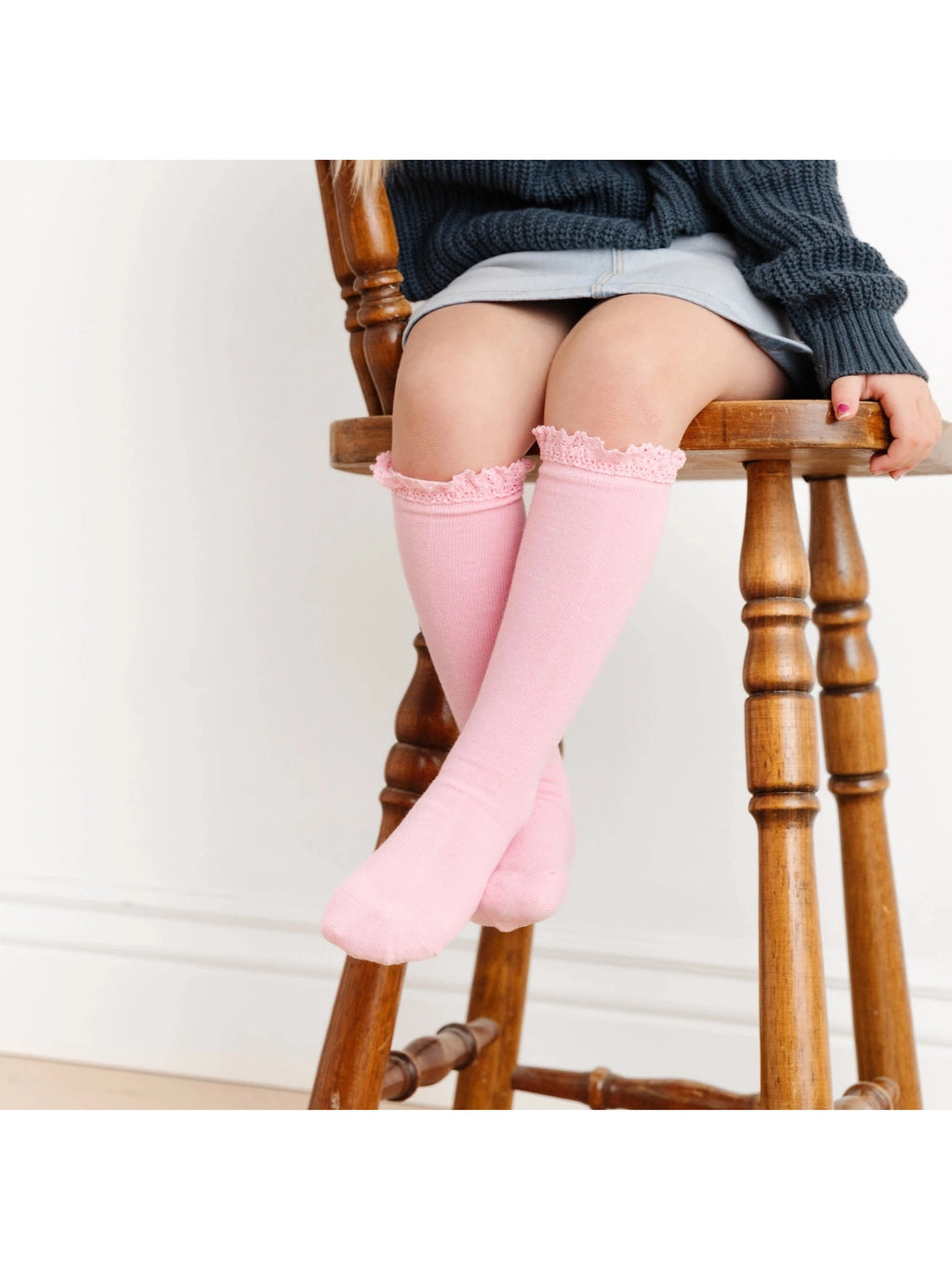 Lace Top Knee Highs