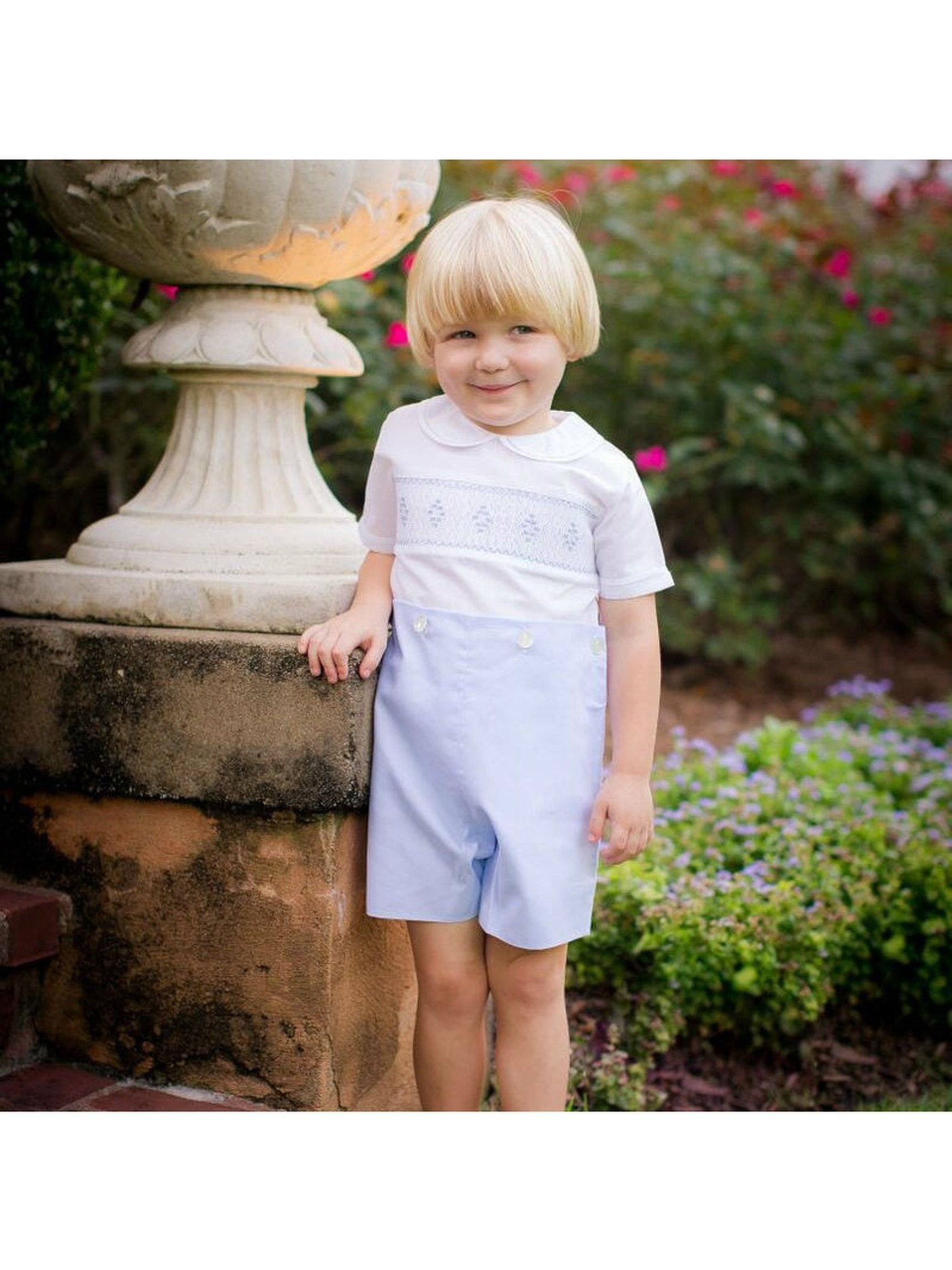 Smocked Diamond Bobby Suit