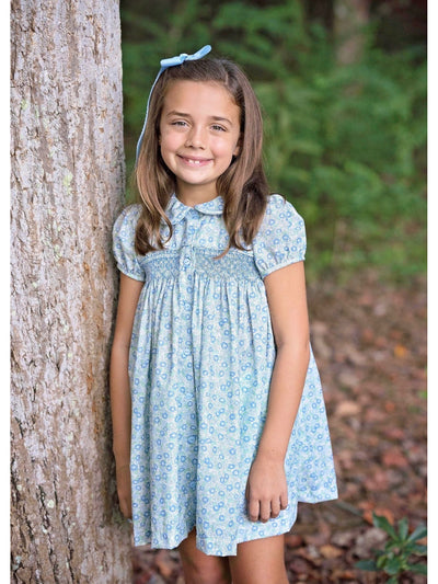 PRE-ORDER Ella Smocked Floral Dress