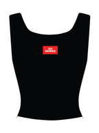 The Alli Airy Tank Go Dawgs Woven Label