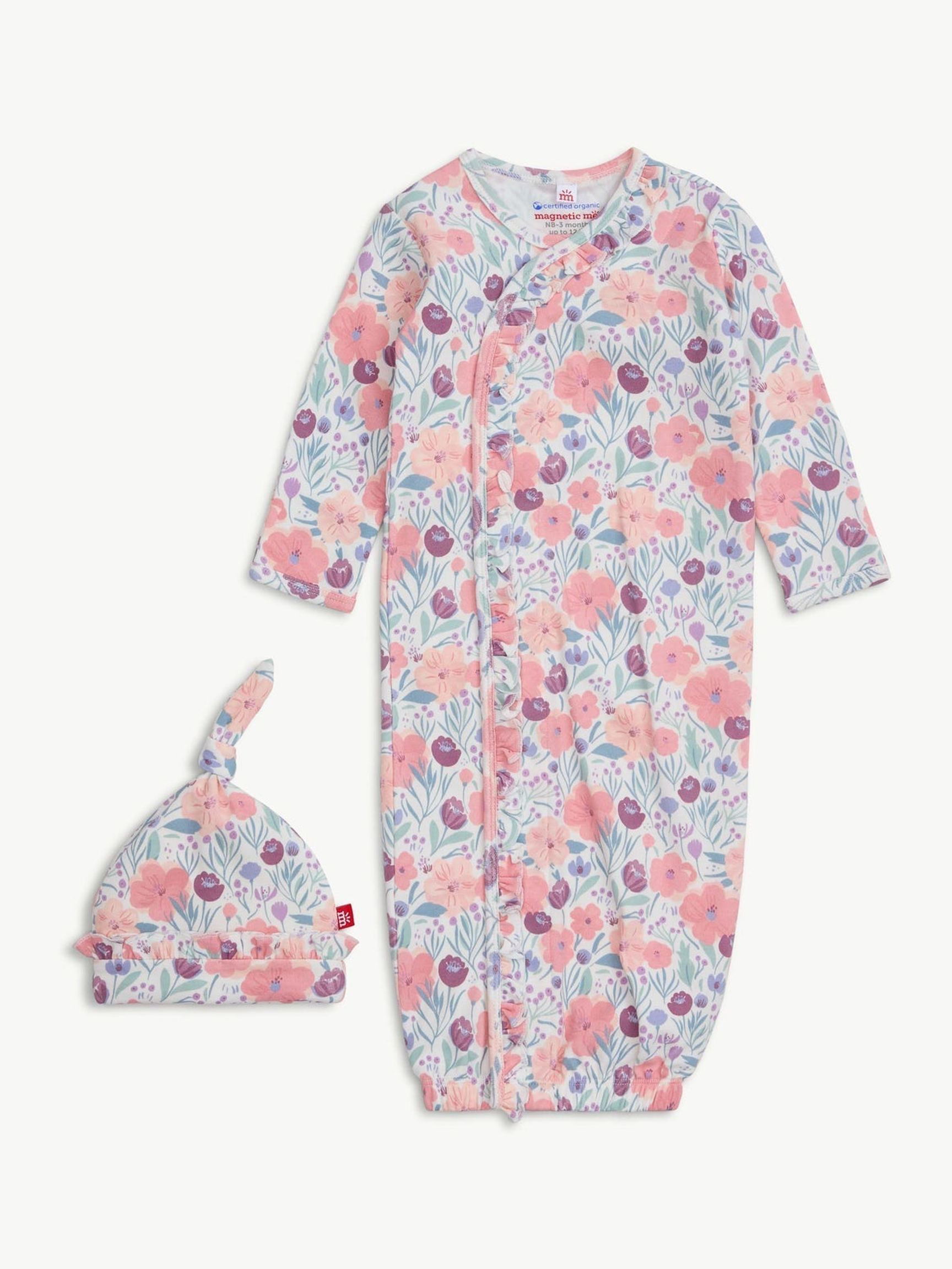 Whistledon Ruffle Placket Gown + Hat