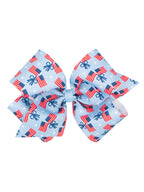 Americana Print Grosgrain Bow