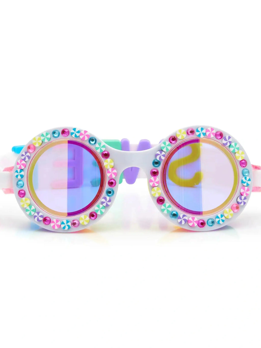 Bright Stripe Swim Goggles