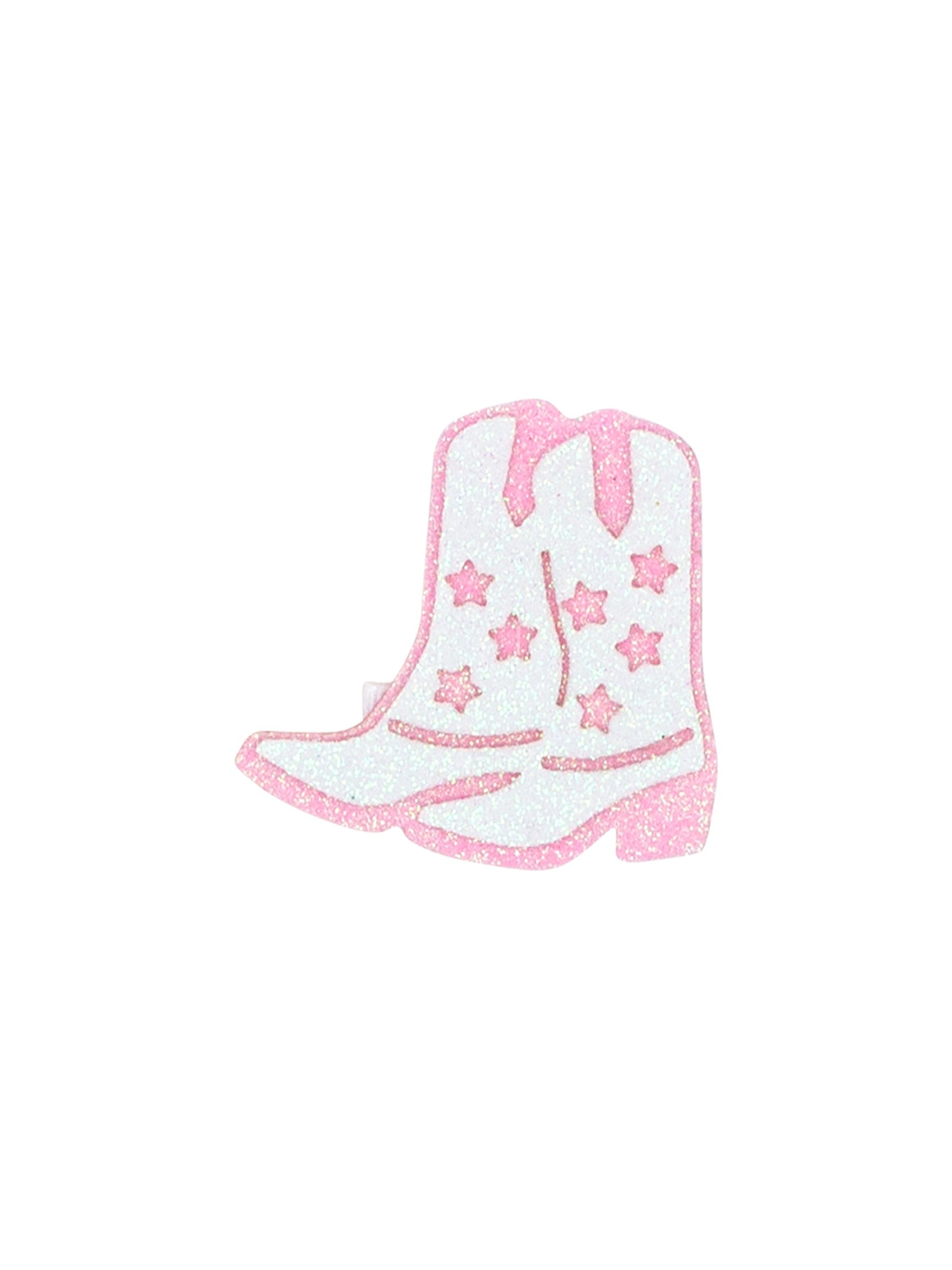 Layered Glitter Boots Stacker Clip